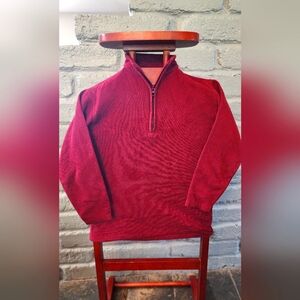 Marron pullover sweatshirt lightweight boy's size Large